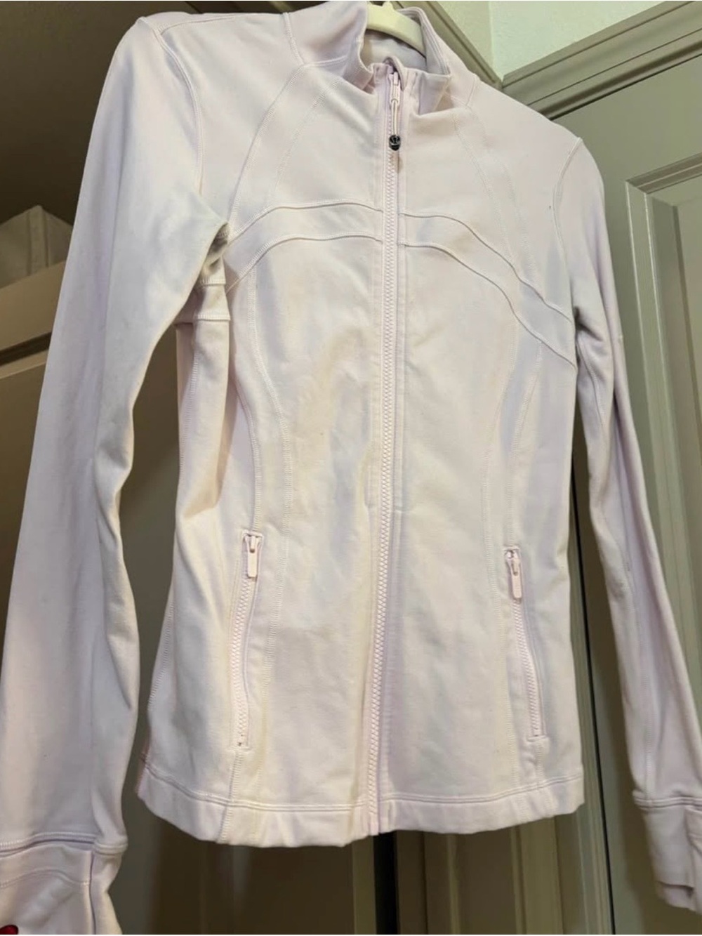 lululemon athletica Light Pink Full-Zip Define Jacket